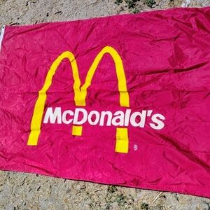 Vintage McDonald's Red and Yellow Flag